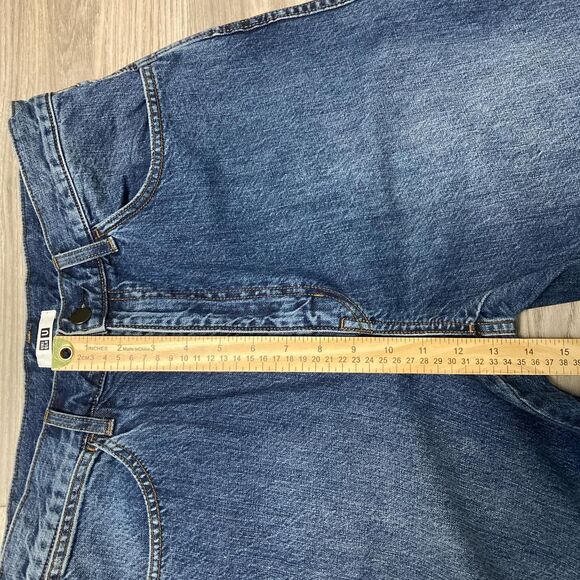 Uniqlo U Baggy Wide Leg Jeans Size 32x32 - Picture 4 of 8